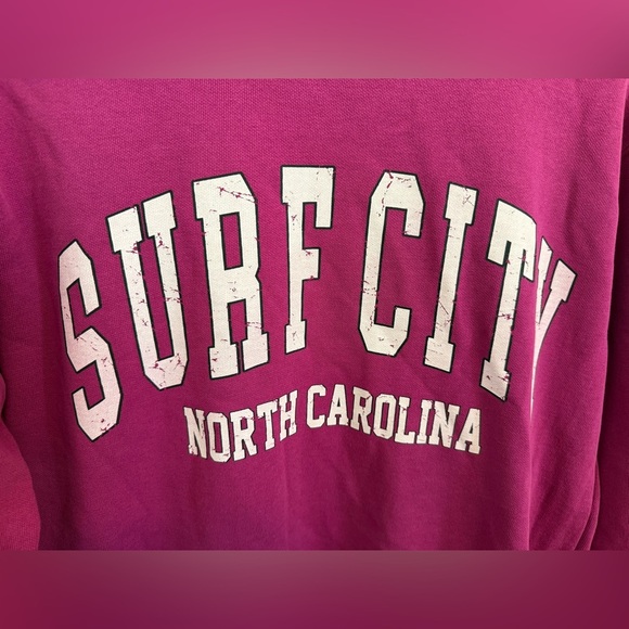Surf City North Carolina NC Comfort Colors Sweatshirt Size Small - Picture 5 of 7
